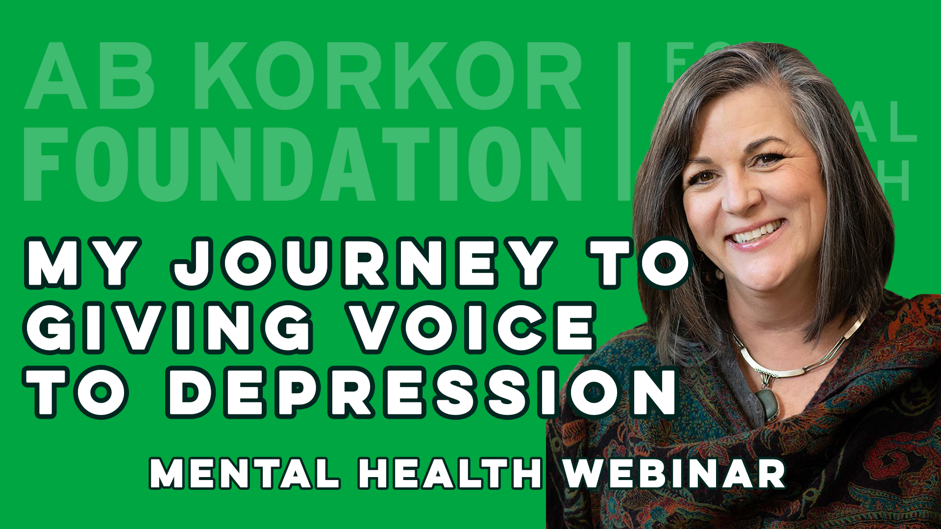 My Journey to Giving Voice to Depression - Terry McGuire - Mental Health Webinar