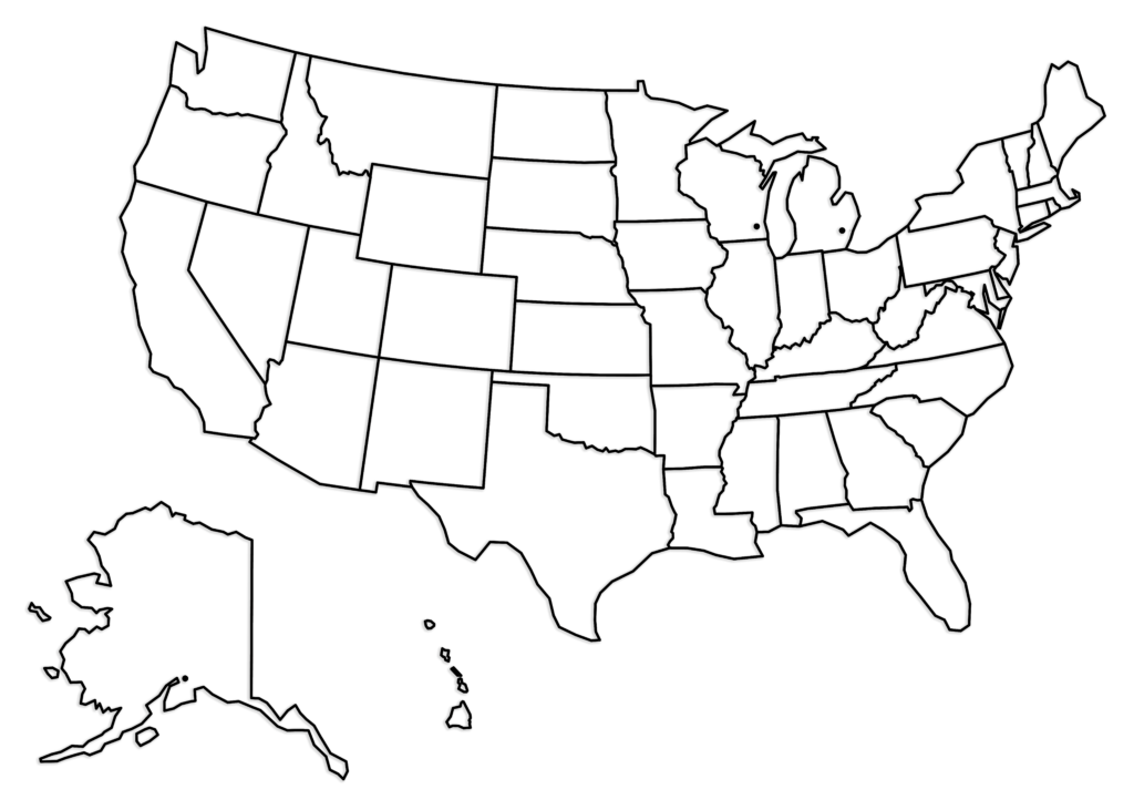 2025 Five Fifty Fifty IN PERSON CITIES MAP